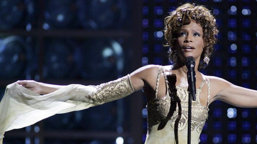 Whitney Houston, lors d’un concert en 2004.