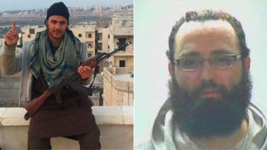 Yassine Cheikhi et Mohamed Botachbaqut, les deux djihadistes belges qui se sont évadés d’une prison kurde.