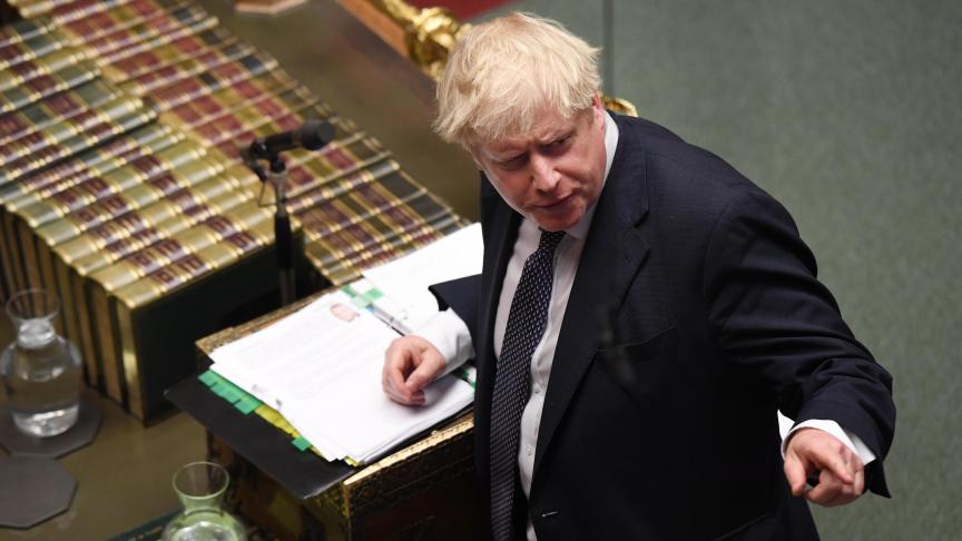Boris Johnson a menacé la Chambre des communes d’élections anticipées.