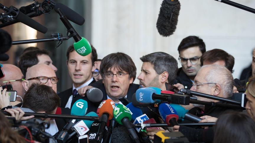 L’audience de la chambre du conseil devant laquelle devait comparaître l’ancien président catalan a été reportée au 16 décembre.
