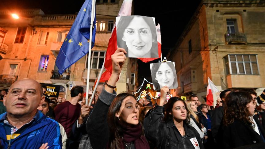 A La Valette, les manifestations se succèdent et la population reste mobilisée pour connaître toute la vérité sur l’assassinat de la journaliste Daphne Caruana Galizia.