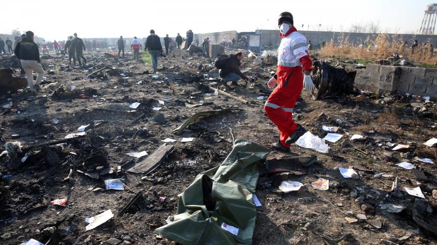 IRAN UKRAINE AIRPLANE CRASH
