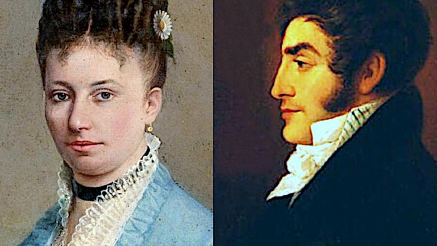 Fanny et Charles duc et duchesse de Praslin
