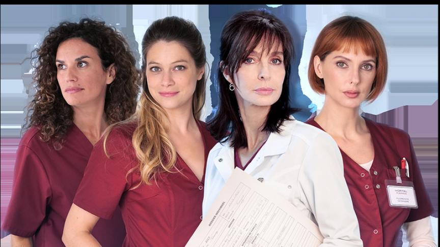Quatre actrices portent la série. De gauche à droite
: Barbara Cabrita, Florence Coste, Anne Parillaud et Frédérique Bel.