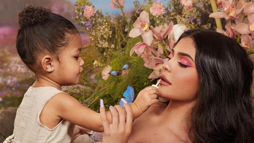 Kylie Jenner et sa fille Stormi.