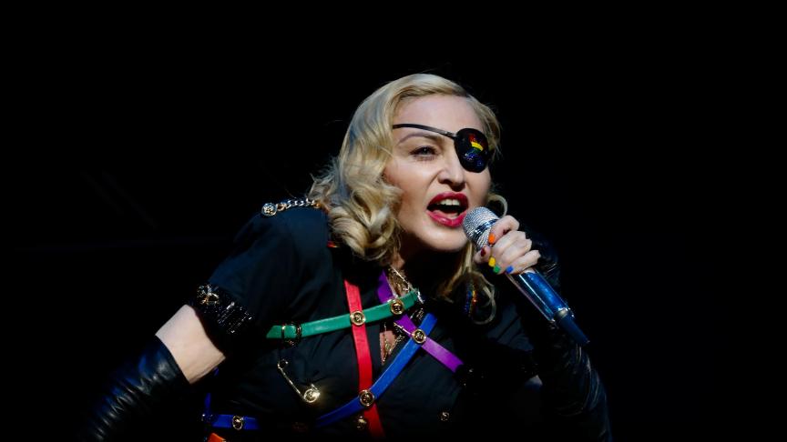 Madonna, lors d’un concert à New York en juin dernier.