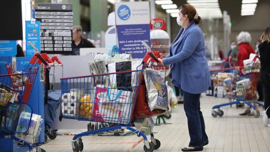 En cas de reconfinement, les supermarchés resteraient ouverts mais seraient astreints à de nouvelles limitation comme les courses en solo.