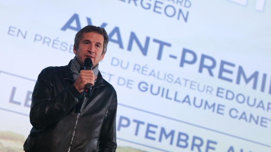 Guillaume Canet lors de la présentation du film «
Au nom de la terre
» à Armentières.
