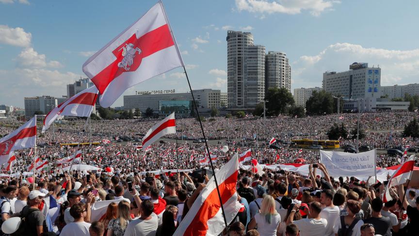 L’opposition a rassemblé quelque 200.000 manifestants pour sa «
marche de la liberté
».