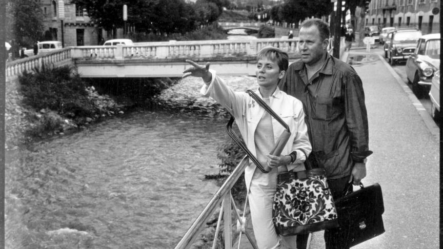 A Paris avec son mari Bruno