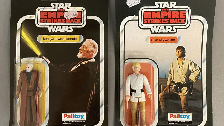 Les figurines Star Wars délaissées par leur propriétaire ont été vendues aux enchères. ©Zumapress