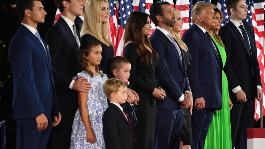 Actuellement, c’est Don Trump Jr. (le seul barbu de la photo) qui tient la corde pour être l’héritier politique de son père. Mais il n’est pas le seul candidat...