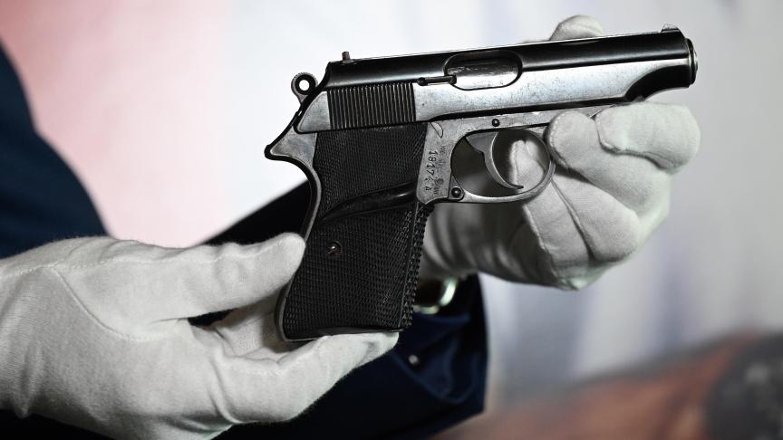 Le fameux pistolet Walther PP utilisé par Sean Connery dans «James Bond».
