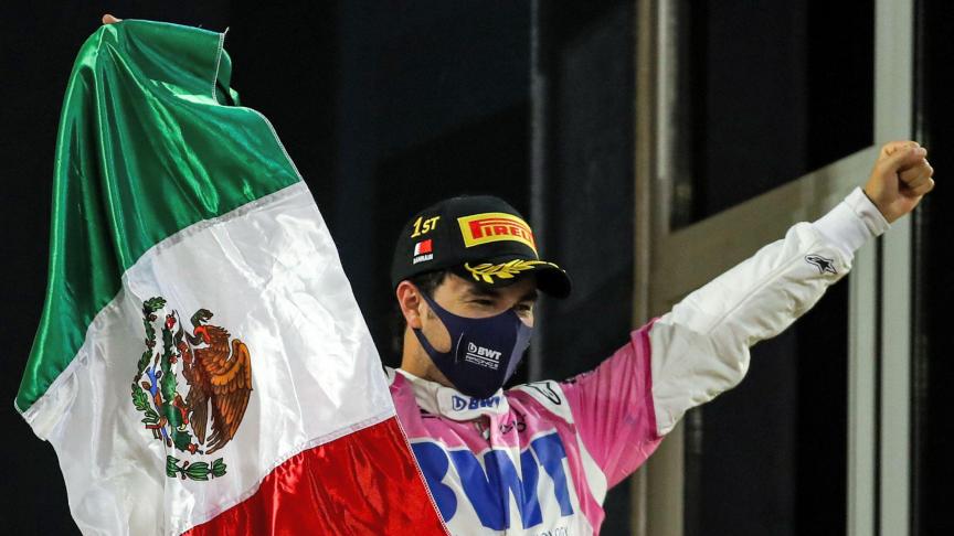 Perez a remporté la «deuxième manche» à Bahreïn. @AFP