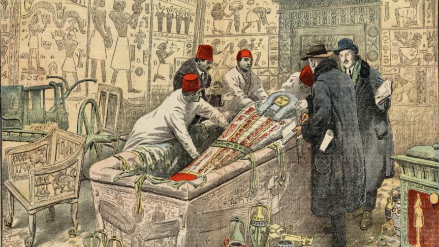 «Le cercueil contenait la momie de Séti Ier, ce pharaon de la XIXe dynastie dont l’archéologue Belzini avait découvert l’énorme tombeau vide, 64 ans plus tôt»...