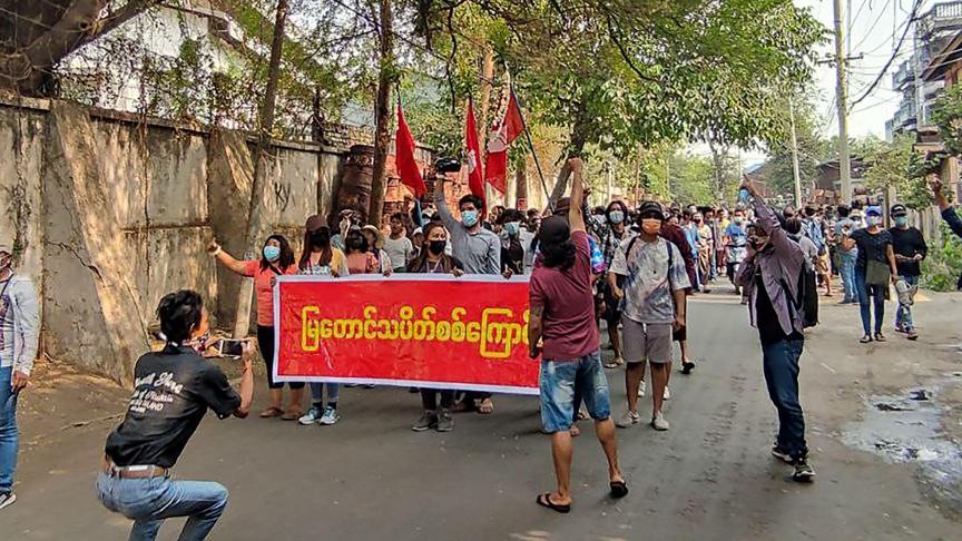 Depuis le coup d’Etat militaire du 1er février qui a renversé le gouvernement civil d’Aung San Suu Kyi, la Birmanie est secouée par des manifestations quotidiennes dans lesquelles au moins 618 civils ont été tués. - AFP