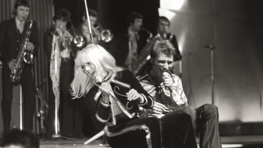 Sylvie Vartan et Johnny en 1967
