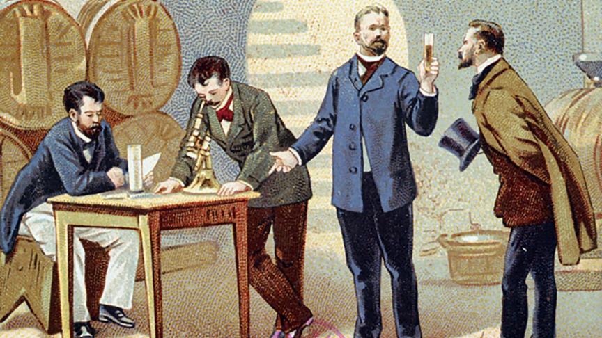 Louis Pasteur: «Qu’est-ce que cela peut être? Évidemment, j’aurais dû les reconnaître. Ce sont les petites levures que l’on trouve dans toutes les cuves où le sucre en fermentation se transforme en alcool.»