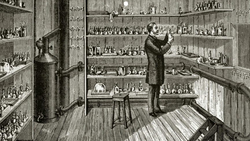 L’expérience de Pasteur sur les bâtonnets produisants l’acide lactique le convainquit - pourquoi?, nul ne le sait.