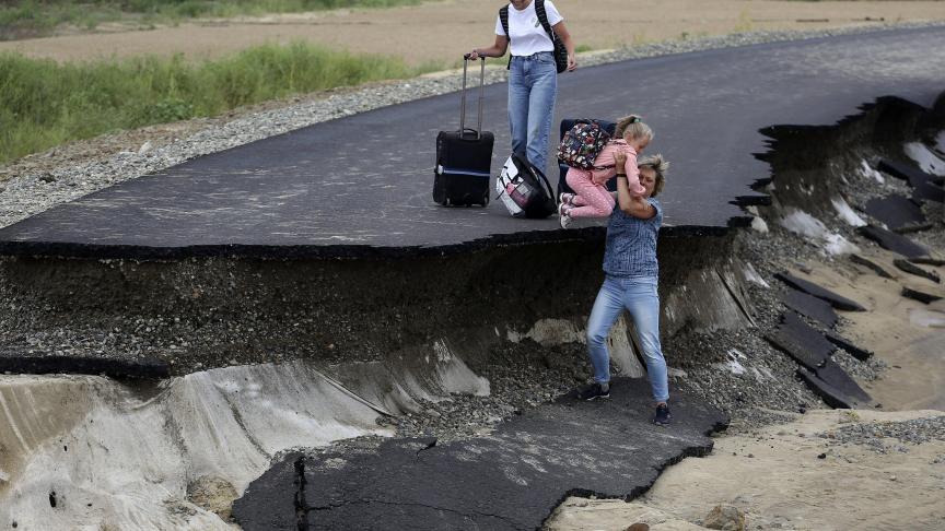 Des inondations ont aussi touché le sud de la Russie, faisant de nombreux dégâts.