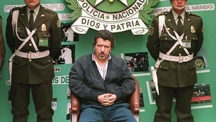 Miguel Rodriguez Orejuela lors de sa capture en 1995. BelgaImage