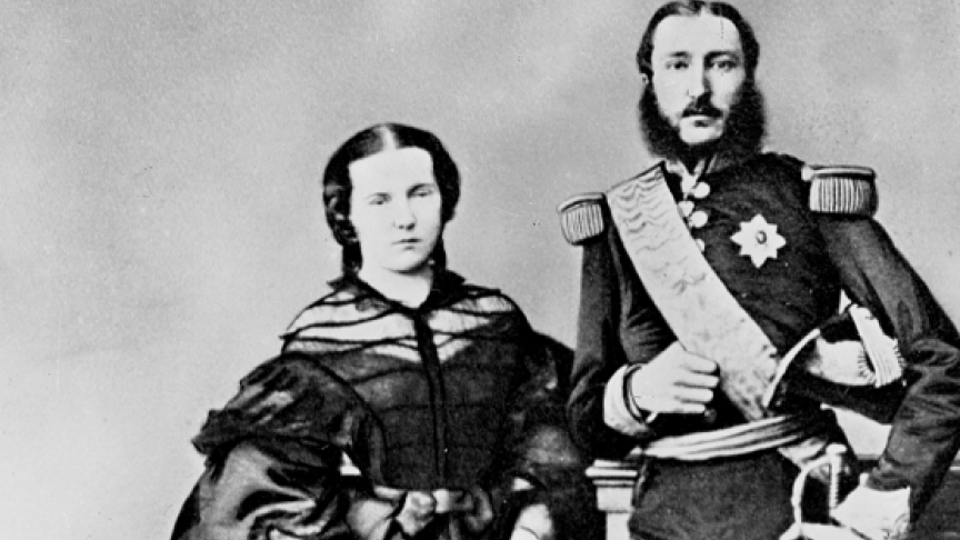 Le futur Léopold II, encore duc de Brabant, et sa jeune épouse Marie-Henriette en 1853. Ils n’ont rien en commun.
