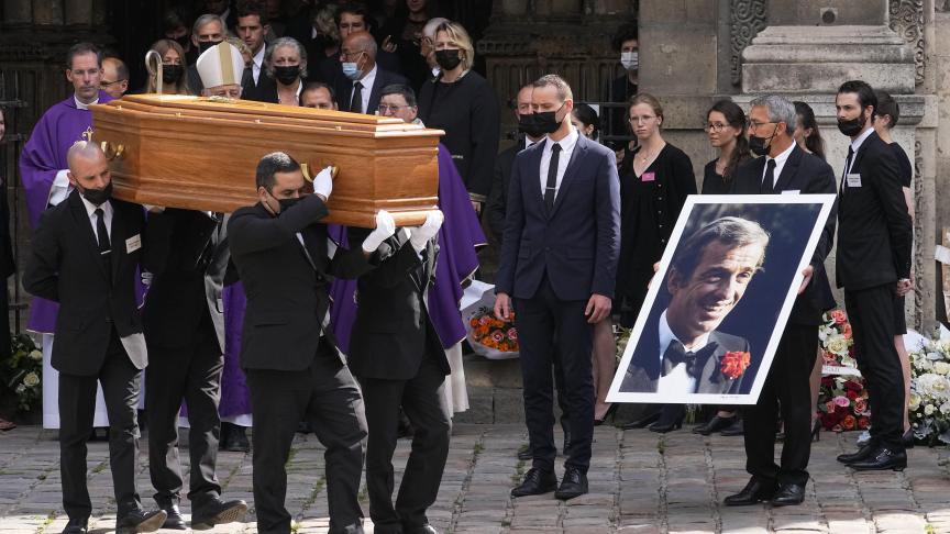 Funérailles de Jean-Paul Belmondo.