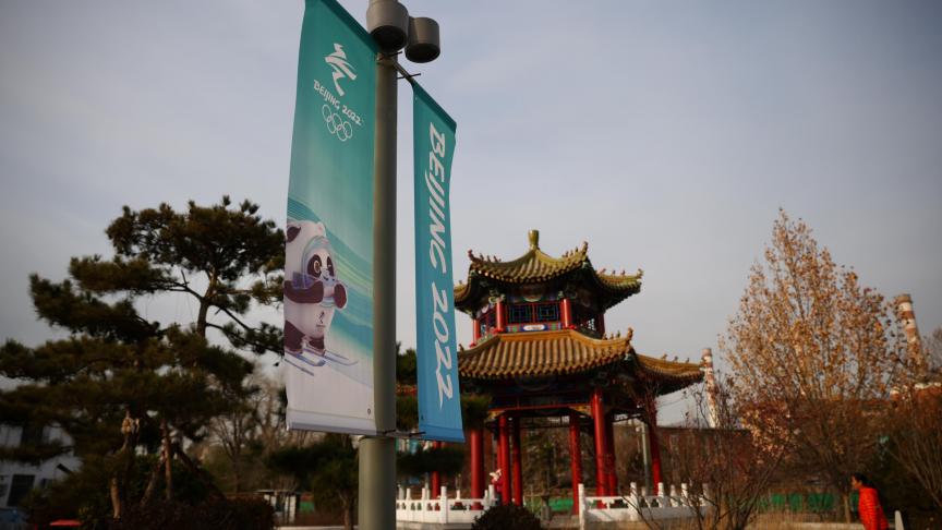 A Pékin, le décompte continue et les annonces se multiplient à moins de deux mois du début des Jeux d’hiver. @Reuters