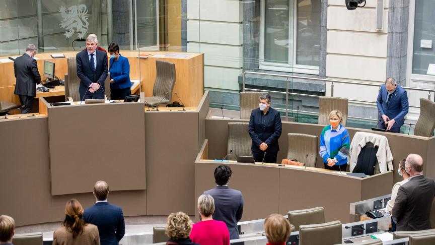 Ce mercredi, le parlement flamand a observé une minute de silence en mémoire du petit garçon retrouvé mort.
