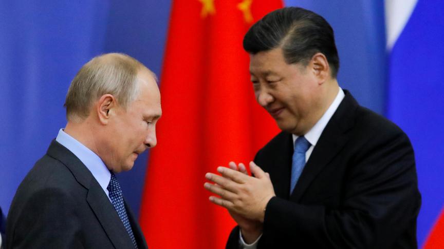 Vladimir Poutine et Xi Jinping - ici, en 2019 à Saint Pétersbourg - profiteront de l’ouverture des Jeux d’hiver pour se rencontrer à Pékin.