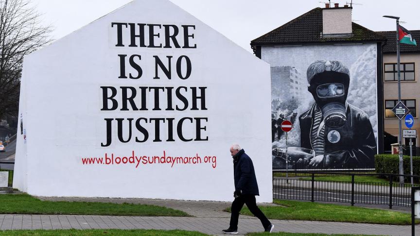 «Vous savez ce qu’on dit de la justice britannique, à Derry? Que ça serait une bonne idée!».