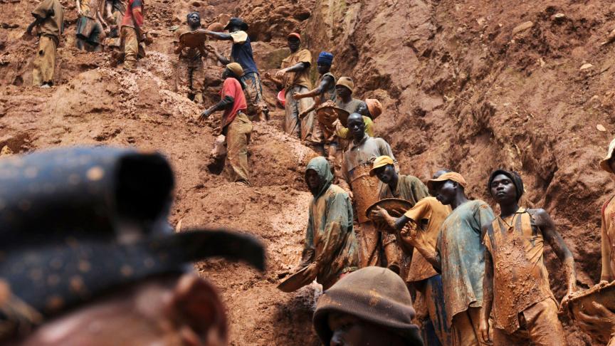 Une mine d’or près de Bunia, en RDC.
