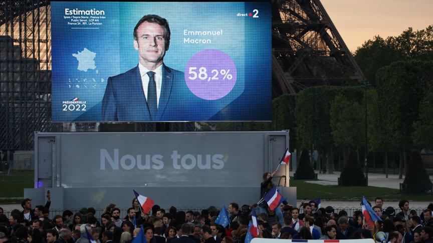 Emmanuel Macron réélu face à Marine Le Pen.