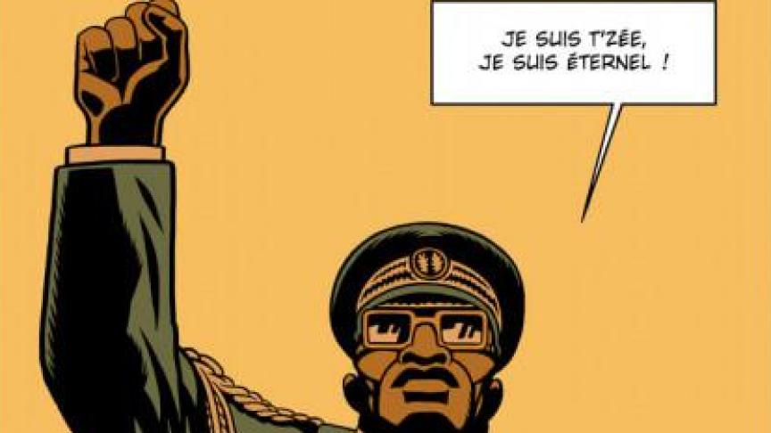Dictateur imaginaire, T’Zée est le cousin de papier de Mobutu.