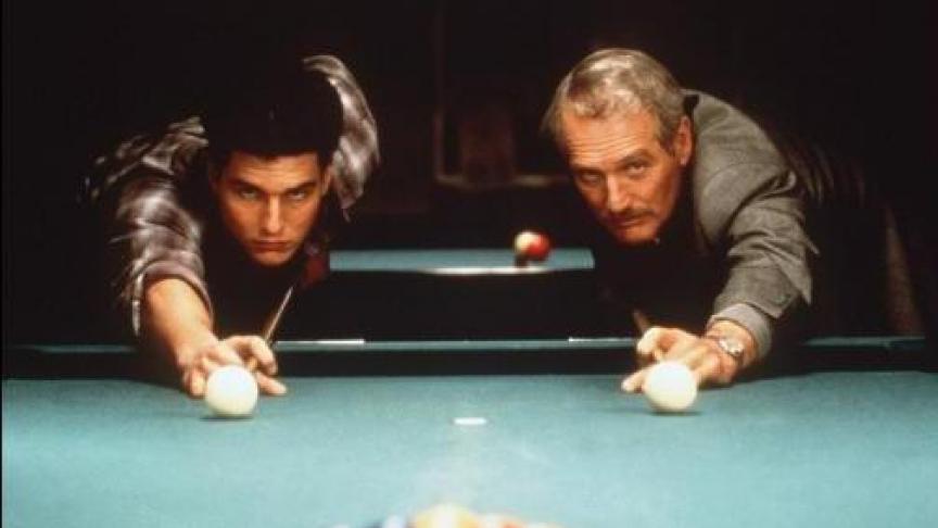 En 1986, le jeune acteur se confronte à Paul Newman dans le film de Scorsese.
