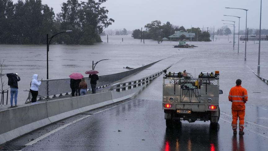 Inondations à Sydney, en Australie.