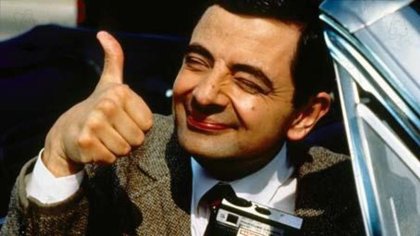 La plupart des gags de Mr. Bean sont purement visuels, comme à l’époque du muet.