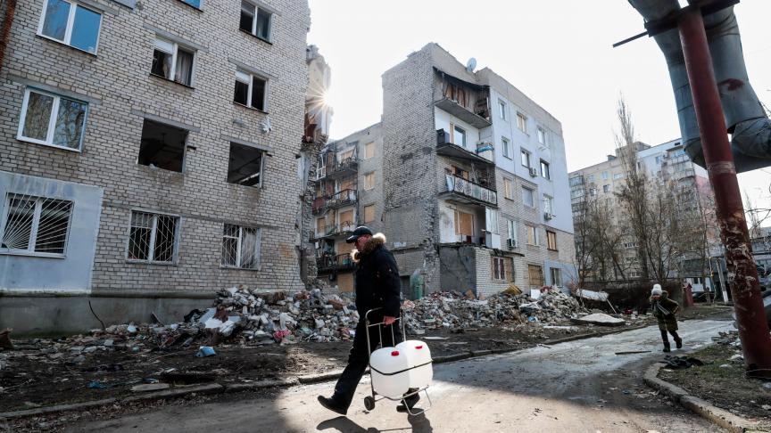 Beaucoup de quartiers résidentiels de Mykolaïv ont été touchées par des tirs de missiles.