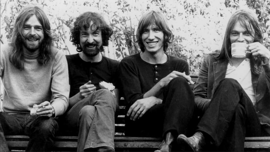 Richard Wright, Nick Mason, Roger Waters et David Gilmour.