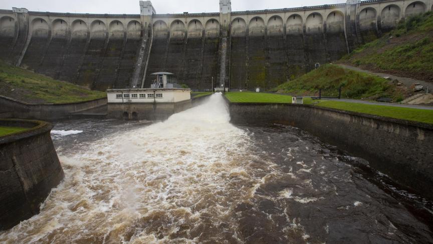 Le barrage-réservoir d’Eupen avait fait l’objet de polémiques après les crues de 2021.