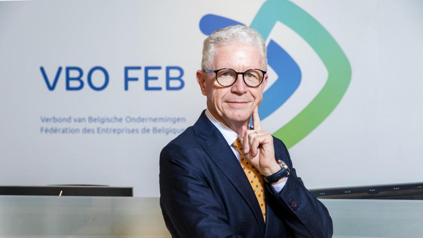 René Branders, nouveau président de la Fédération des entreprises de Belgique.