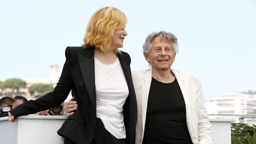 Emmanuelle Seigner et son mari, Roman Polanski.