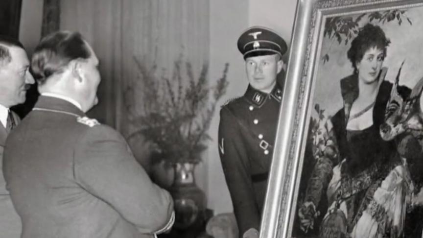Le maréchal Göring en personne en octobre 1940 lors d’une vente organisée dans l’hôtel Métropole.