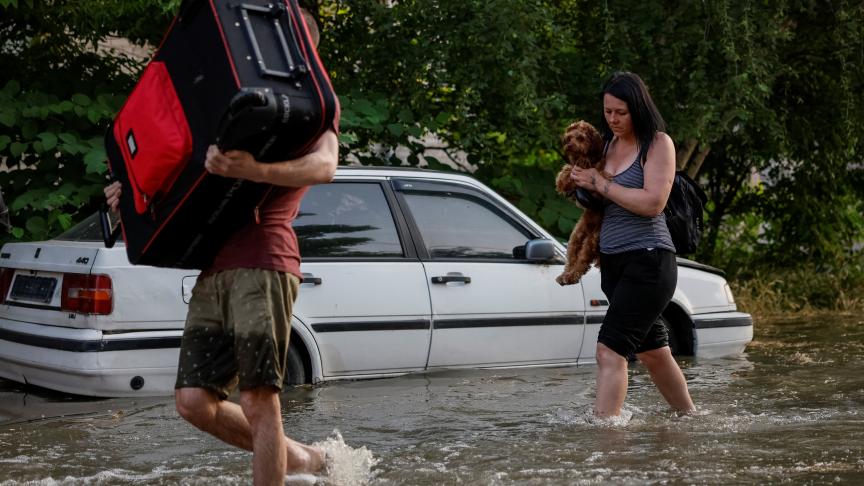 Para la noche del martes, 23 localidades ya se habían inundado, mientras que 1.366 personas habían sido evacuadas de la zona crítica.  