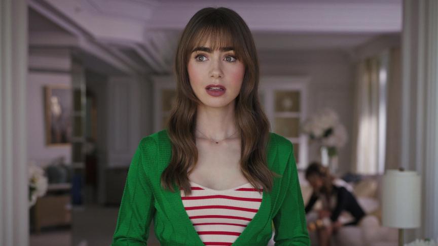 Lily Collins interprète Emily dans «Emily in Paris» (Netflix, 2022) - Belga Image