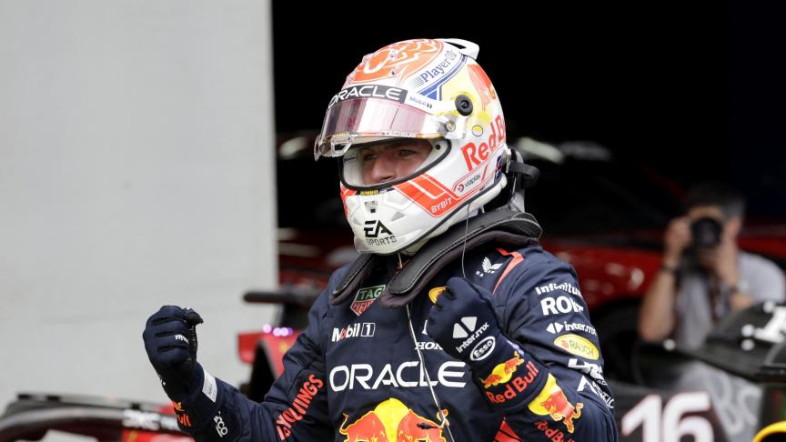 Max Verstappen après avoir décroché la pole en Autriche.