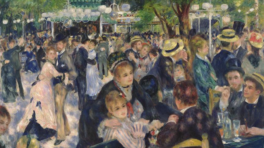 «Bal du moulin de la Galette», d’Auguste Renoir.