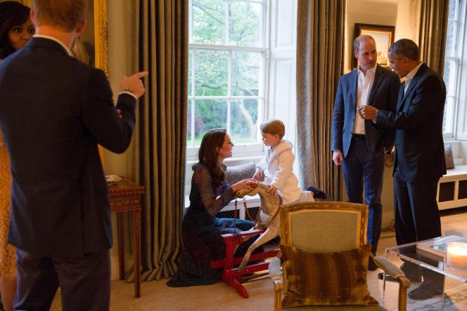 La visite officielle du couple Obama au palais de Kensington date de 2016.