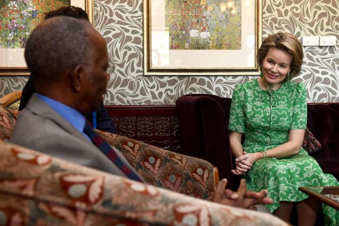 En plein entretien avec le ministre des Finances du Mozambique.