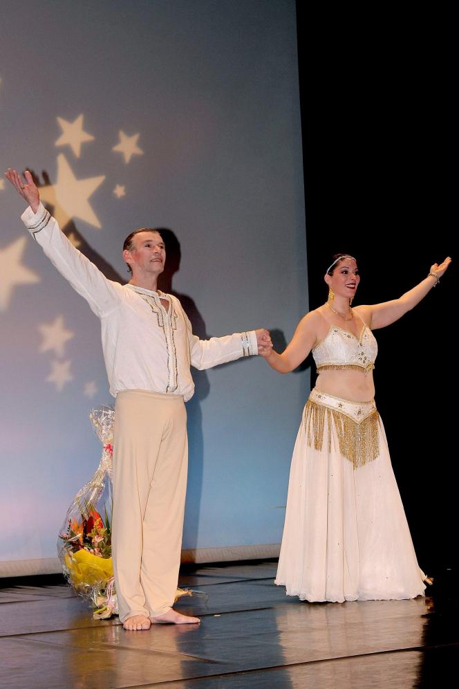 Patrick Dupond et Leïla Da Rocha sur scène, en 2008.